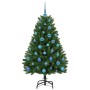 Árbol de Navidad artificial Verde 150 cm PVC y Metal
