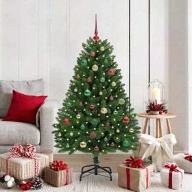 Árbol de Navidad artificial Verde 150 cm PVC y Metal