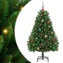Árbol de Navidad artificial Verde 150 cm PVC y Metal