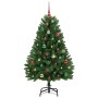 Árbol de Navidad artificial Verde 150 cm PVC y Metal
