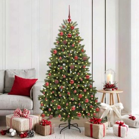 Árbol de Navidad artificial Verde 180 cm PVC y Metal