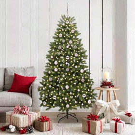 Árbol de Navidad artificial Verde 180 cm PVC y Metal