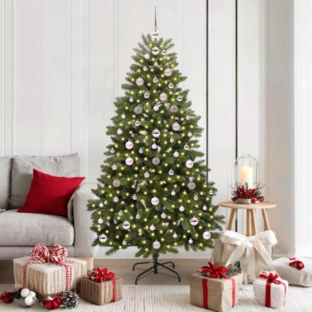 Árbol de Navidad artificial Verde 180 cm PVC y Metal
