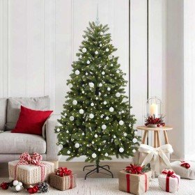 Árbol de Navidad artificial Verde 180 cm PVC y Metal