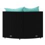Garten-Ecksofas mit Kissen, 2 Stück, schwarzes synthetisches Rattan von vidaXL, Outdoor-Sofas - Ref: Foro24-319806, Preis: 17...