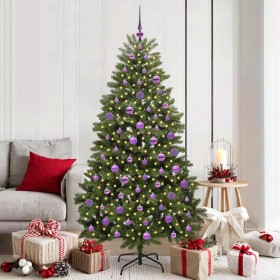 Árbol de Navidad artificial Verde 180 cm PVC y Metal