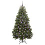 Árbol de Navidad artificial Verde 180 cm PVC y Metal