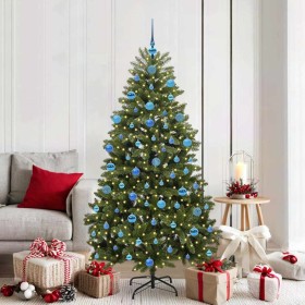 Árbol de Navidad artificial Verde 180 cm PVC y Metal