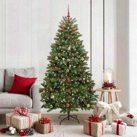 Árbol de Navidad artificial Verde 180 cm PVC y Metal