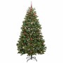 Árbol de Navidad artificial Verde 180 cm PVC y Metal