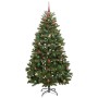 Árbol de Navidad artificial Verde 180 cm PVC y Metal