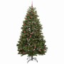 Árbol de Navidad artificial Verde 210 cm PVC y Metal