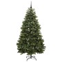Árbol de Navidad artificial Verde 210 cm PVC y Metal
