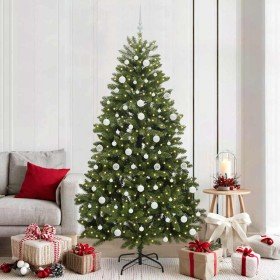 Árbol de Navidad artificial Verde 210 cm PVC y Metal