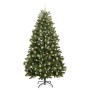 Árbol de Navidad artificial Verde 210 cm PVC y Metal
