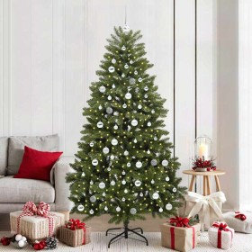 Árbol de Navidad artificial Verde 210 cm PVC y Metal