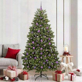 Árbol de Navidad artificial Verde 210 cm PVC y Metal
