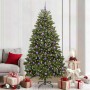 Árbol de Navidad artificial Verde 210 cm PVC y Metal