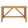Garten-Esstisch aus massivem Akazienholz 140x73x73,5cm von vidaXL, Gartentische - Ref: Foro24-312406, Preis: 162,50 €, Rabatt: %