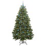Árbol de Navidad artificial Verde 210 cm PVC y Metal