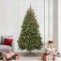 Árbol de Navidad artificial Verde 210 cm PVC y Metal