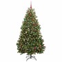 Árbol de Navidad artificial Verde 210 cm PVC y Metal