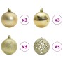 Árbol de Navidad artificial Verde 210 cm PVC y Metal