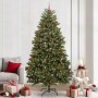 Árbol de Navidad artificial Verde 240 cm PVC y Metal