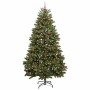 Árbol de Navidad artificial Verde 240 cm PVC y Metal