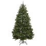 Árbol de Navidad artificial Verde 240 cm PVC y Metal