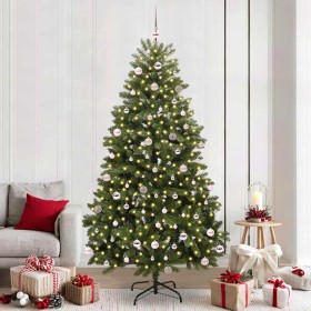 Árbol de Navidad artificial Verde 240 cm PVC y Metal