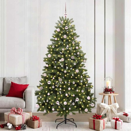 Árbol de Navidad artificial Verde 240 cm PVC y Metal