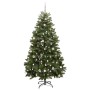 Árbol de Navidad artificial Verde 240 cm PVC y Metal
