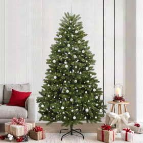 Árbol de Navidad artificial Verde 240 cm PVC y Metal