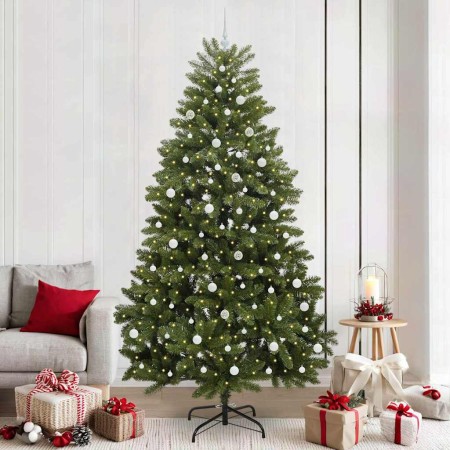 Árbol de Navidad artificial Verde 240 cm PVC y Metal