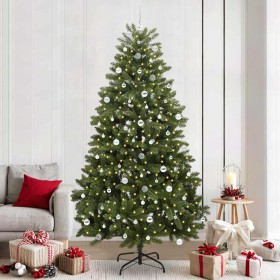 Árbol de Navidad artificial Verde 240 cm PVC y Metal