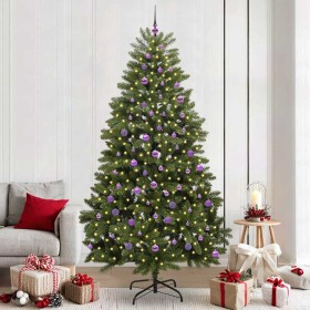 Árbol de Navidad artificial Verde 240 cm PVC y Metal