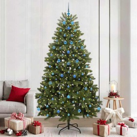 Árbol de Navidad artificial Verde 240 cm PVC y Metal