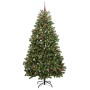 Árbol de Navidad artificial Verde 240 cm PVC y Metal