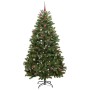 Árbol de Navidad artificial Verde 240 cm PVC y Metal