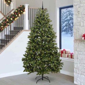 Árbol de Navidad artificial Verde 270 cm PVC y Metal