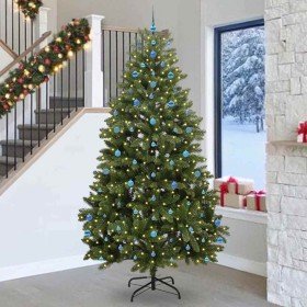 Árbol de Navidad artificial Verde 270 cm PVC y Metal