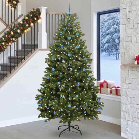Árbol de Navidad artificial Verde 270 cm PVC y Metal