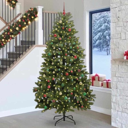 Árbol de Navidad artificial Verde 270 cm PVC y Metal