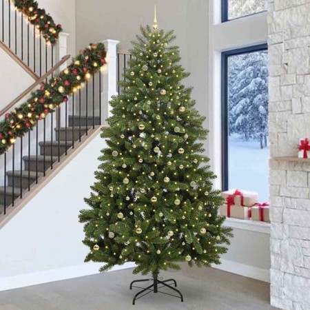 Árbol de Navidad artificial Verde 300 cm PVC y Metal