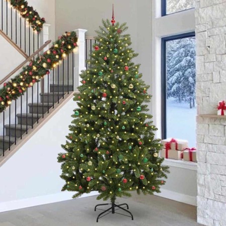 Árbol de Navidad artificial Verde 300 cm PVC y Metal