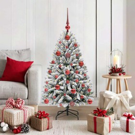 Árbol de Navidad artificial Verde y 120 cm PVC y Metal