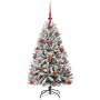 Árbol de Navidad artificial Verde y 120 cm PVC y Metal