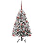 Árbol de Navidad artificial Verde y 120 cm PVC y Metal