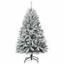 Árbol de Navidad artificial Verde y 120 cm PVC y Metal